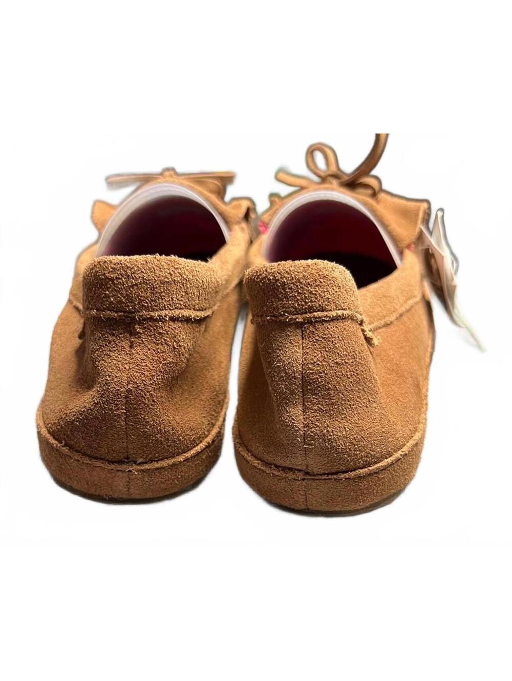 NWT Sanuk Lafayette Suede Slip-Ons, Desert Boho Modern Southwest Indie Size 10 - Picture 5 of 9